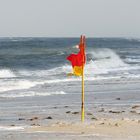 Brandung am Strand von Spiekeroog