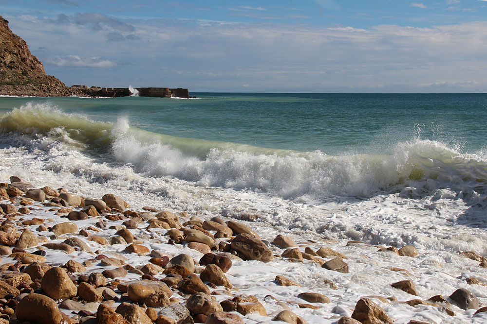 Brandung an der Algarve