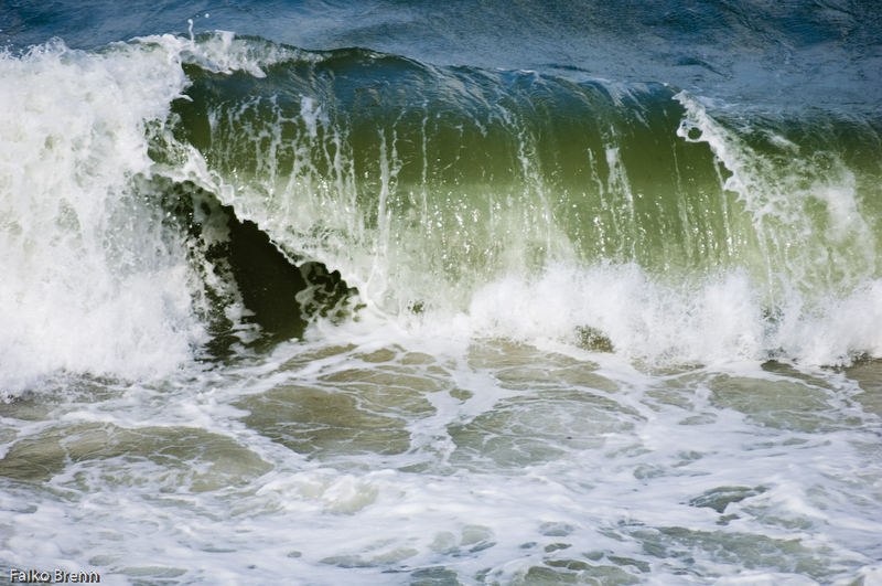 Brandung an der dänischen Ostseeküste