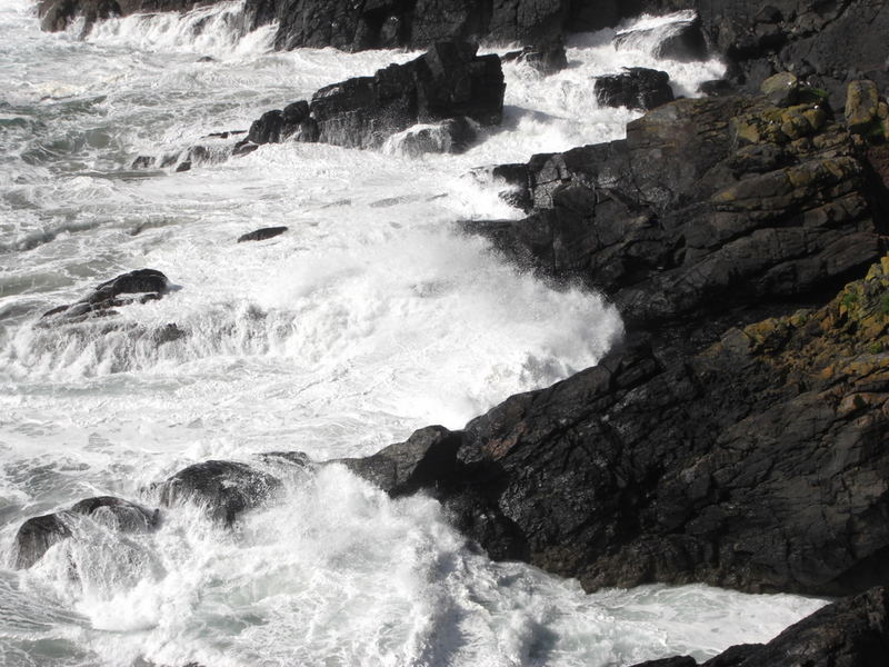 Brandung bei Cape Cornwall