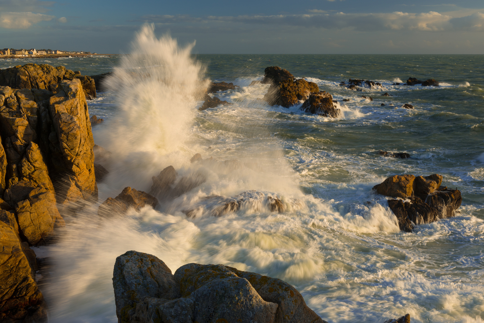 Brandung bei Le Croisic, Bretagne