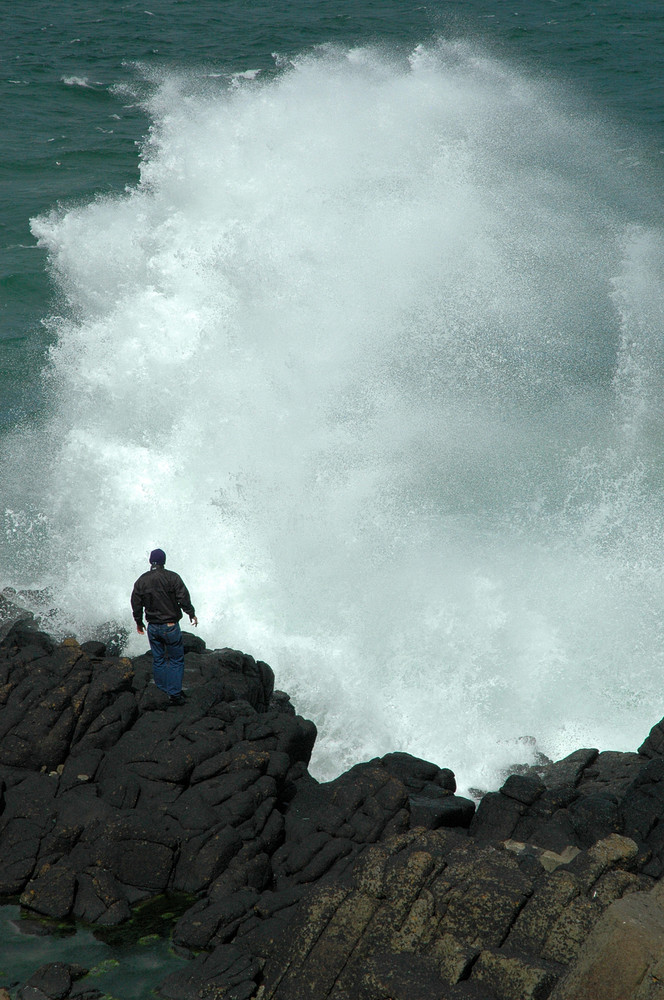 Brandung bei Portsrush, Irland