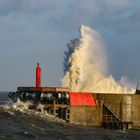 Brandung im Hafen