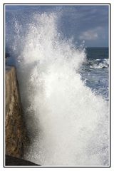 Brandung in Biarritz/ Frankreich