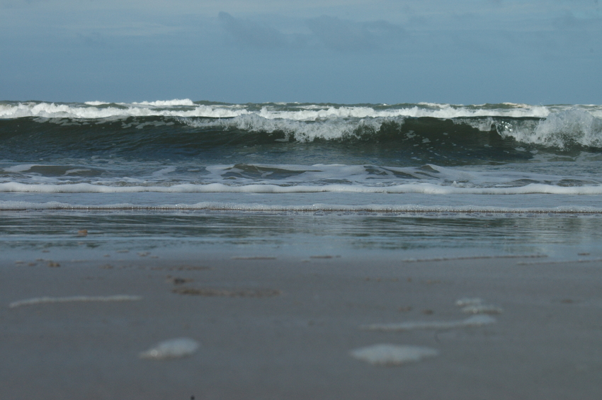 Brandung in Hennestrand/Dänemark