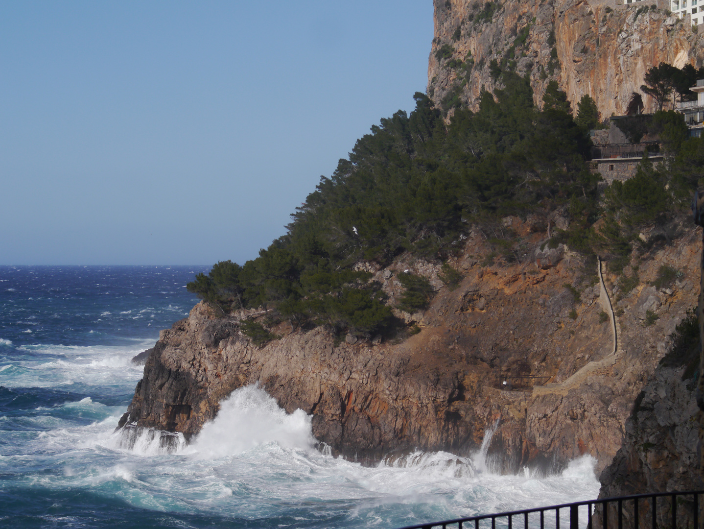 Brandung in Port de Soller