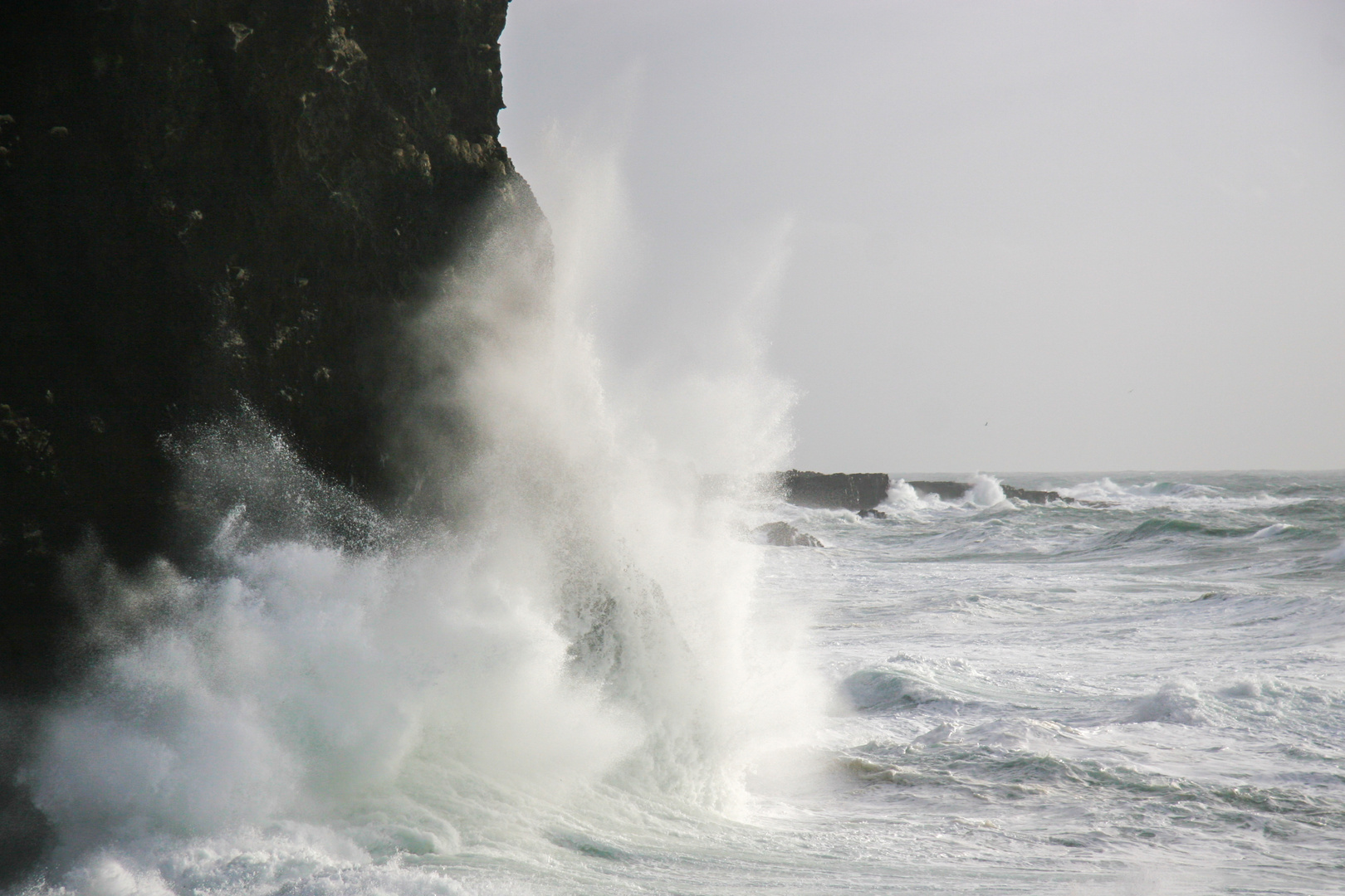 Brandung Küste Island