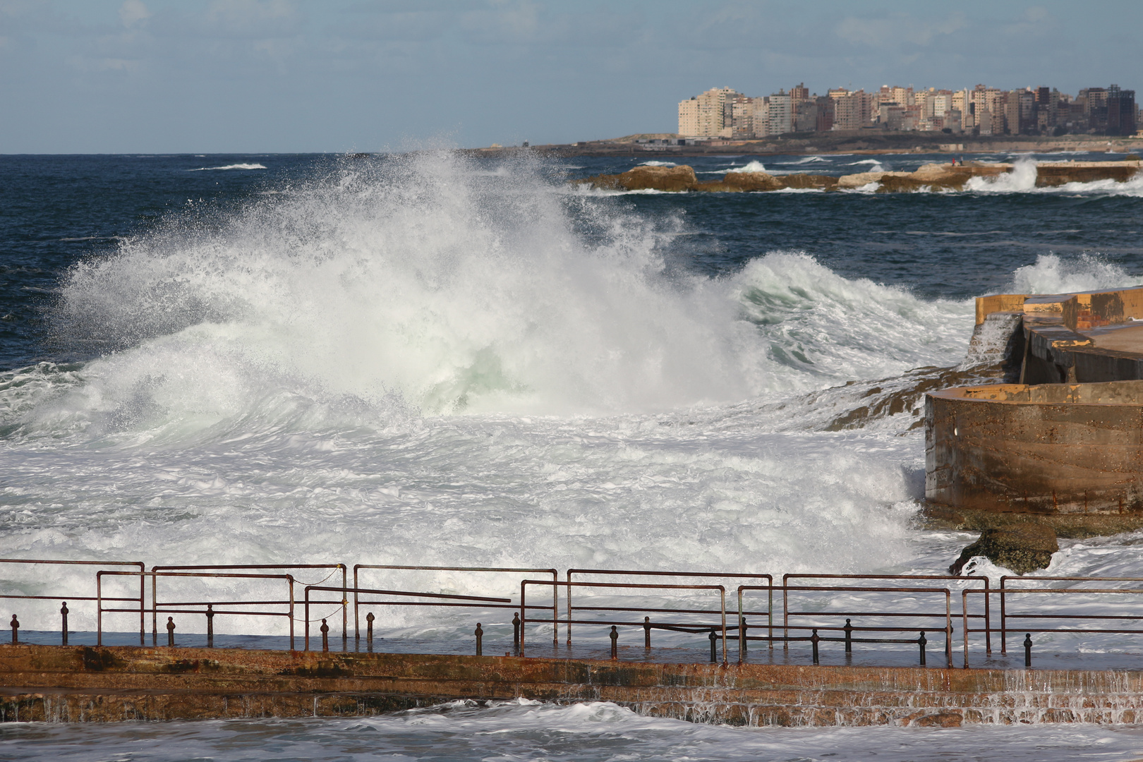 Brandung, Mittelmeer