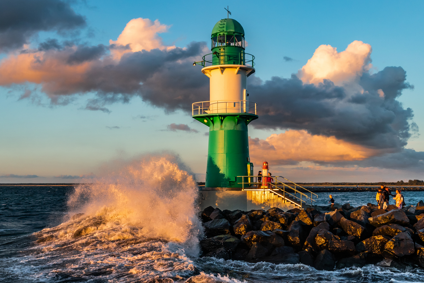 Brandung vor Warnemünde