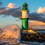 Brandung vor Warnemünde