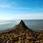 Brandungsmauer in Dorum - Nordsee