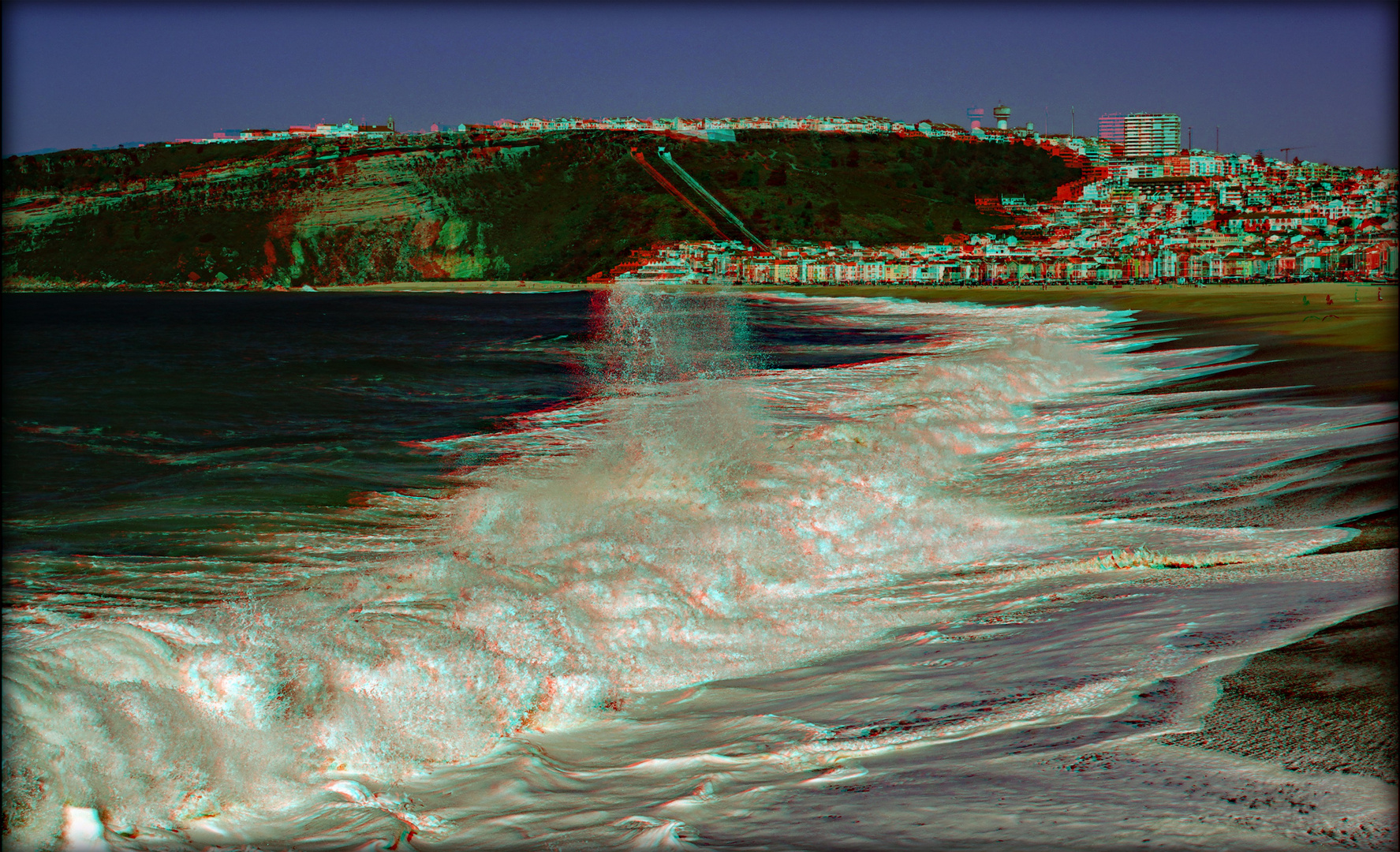 Brandungswelle Nazare (3D-Ana)