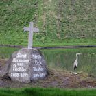 Branitzer Park bei Cottbus: Gedenkstein