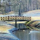 Branitzer Park bei Cottbus: Nach der heutigen kalten Nacht