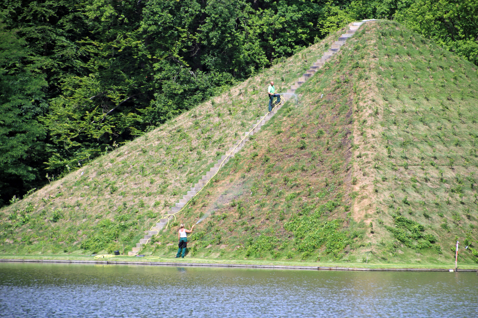 Branitzer Park bei Cottbus: Pyramidensprenger