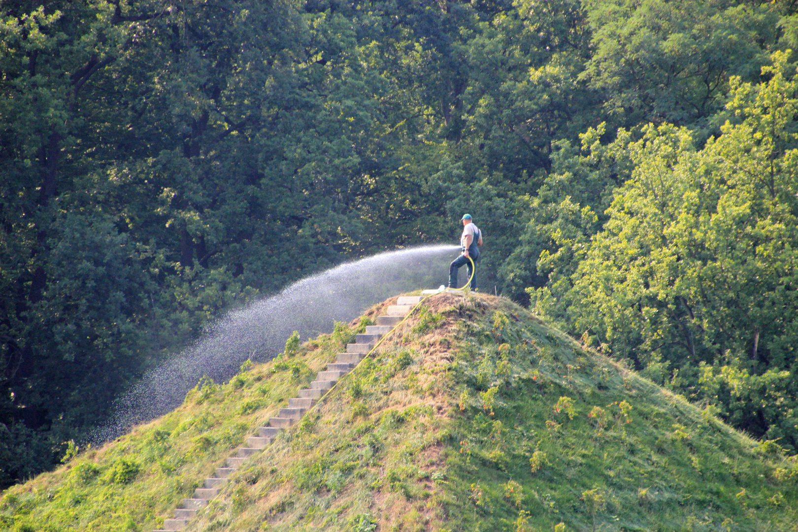 Branitzer Park bei Cottbus: Pyramidensprenger