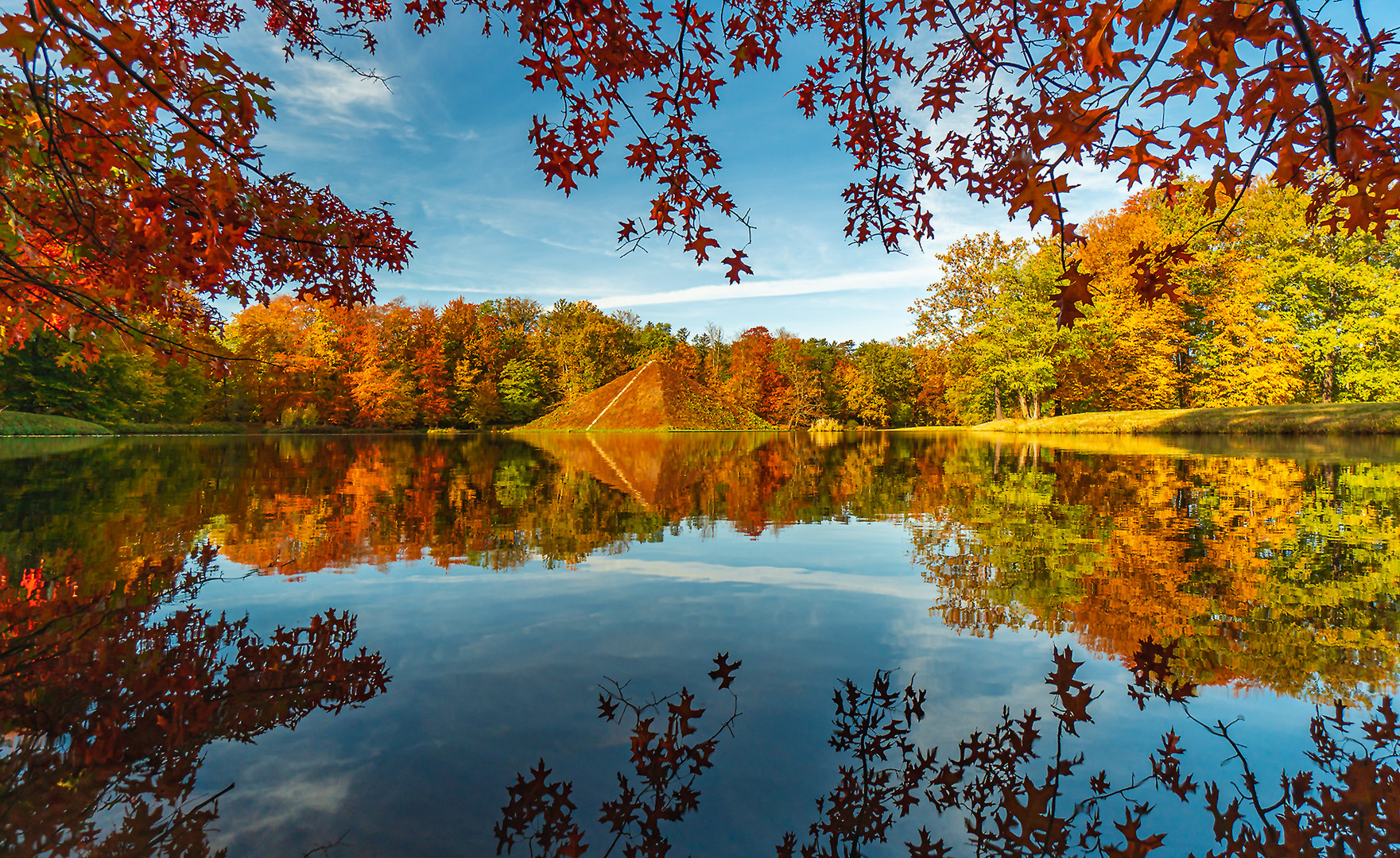 Branitzer Park im Herbst 