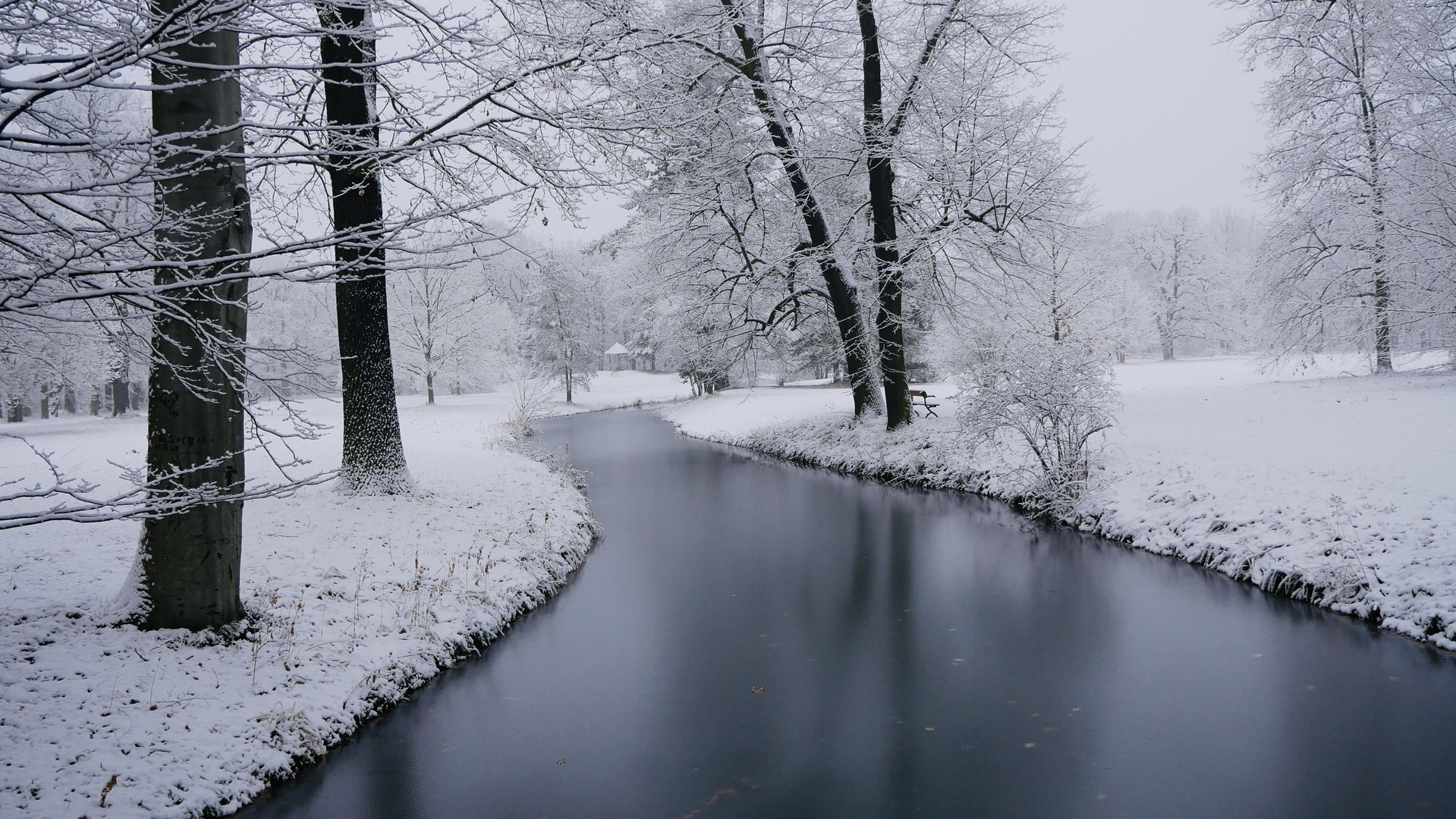 Branitzer Park im Januar