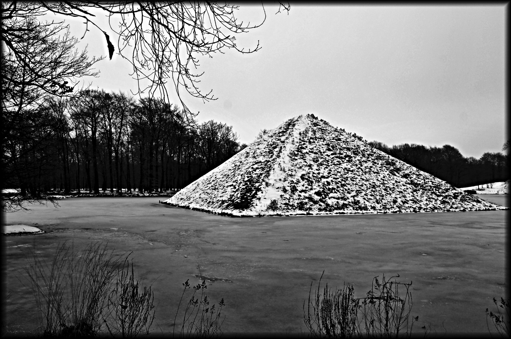 Branitzer Park im Winter