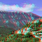 Brantes am Mont Ventoux - GIF-Bilderschau Rot/Cyan-Anaglyphe