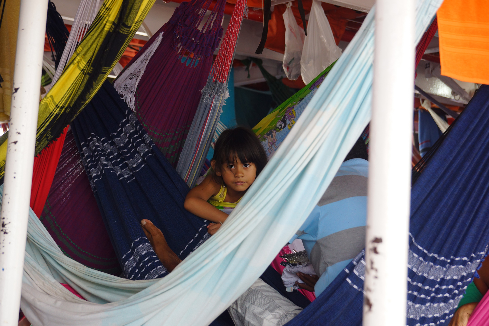 Brasilien, unterwegs im Amazonas auf dem Schiff von Manaus nach Belem