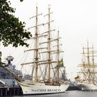 Brasililanisches Segelschulschiff " NVE CISNE BRANCO "