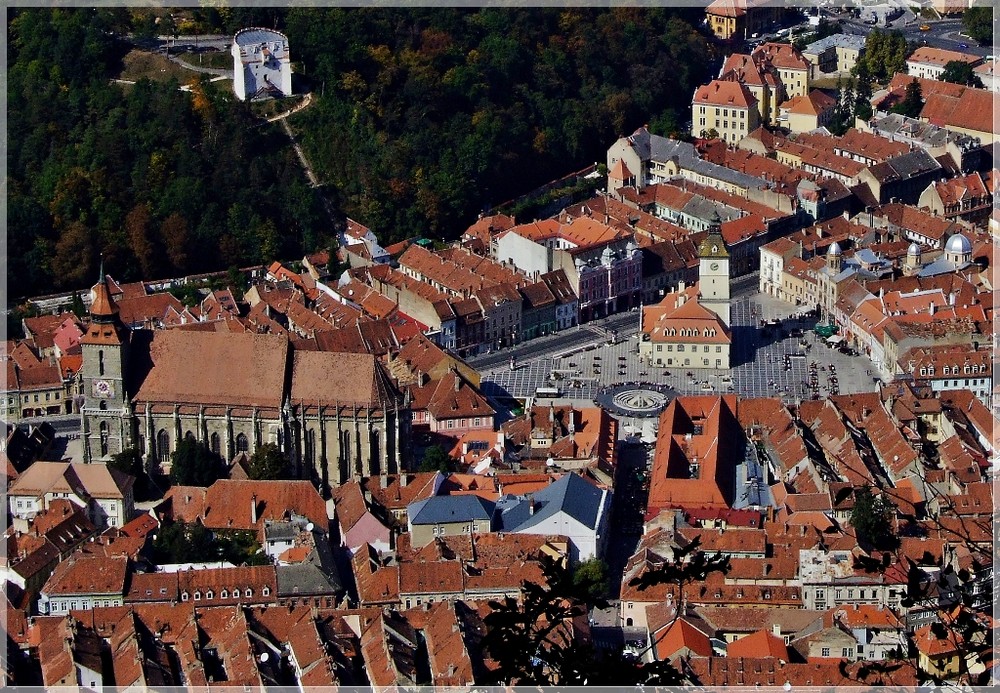 Brasov old center landscape