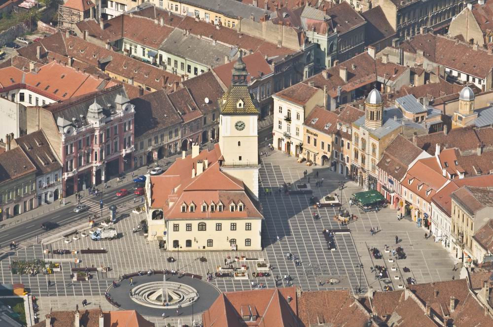 Brasov, Piata Sfatului - Kronstadt, das alte Rathaus