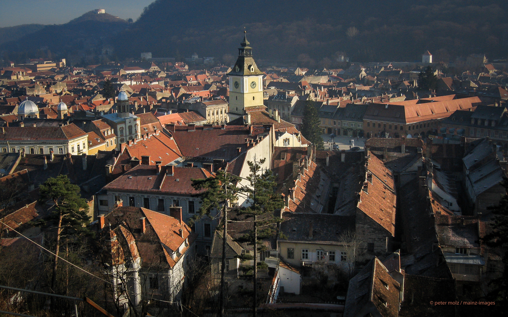 Brasov/Kronstadt - View over the old town | Romania December 2005