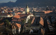 Brasov/Kronstadt - View over the old town | Romania December 2005