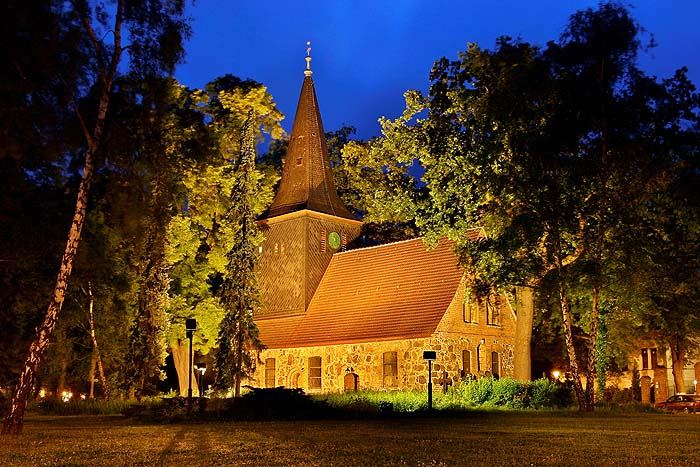 brass-coloured church