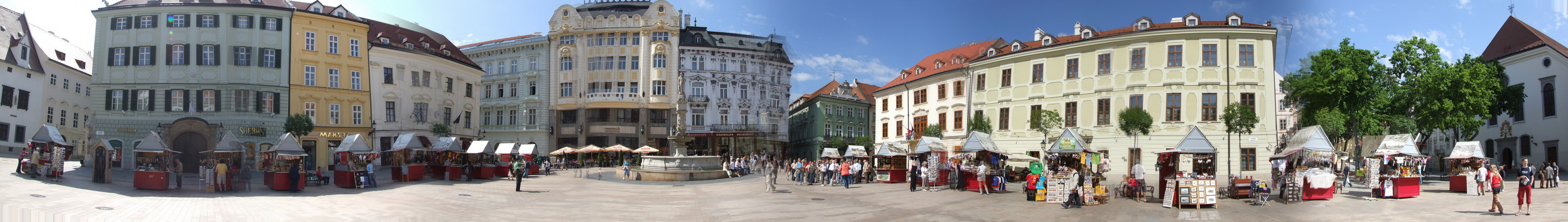 Bratislava Hauptplatz Panorama