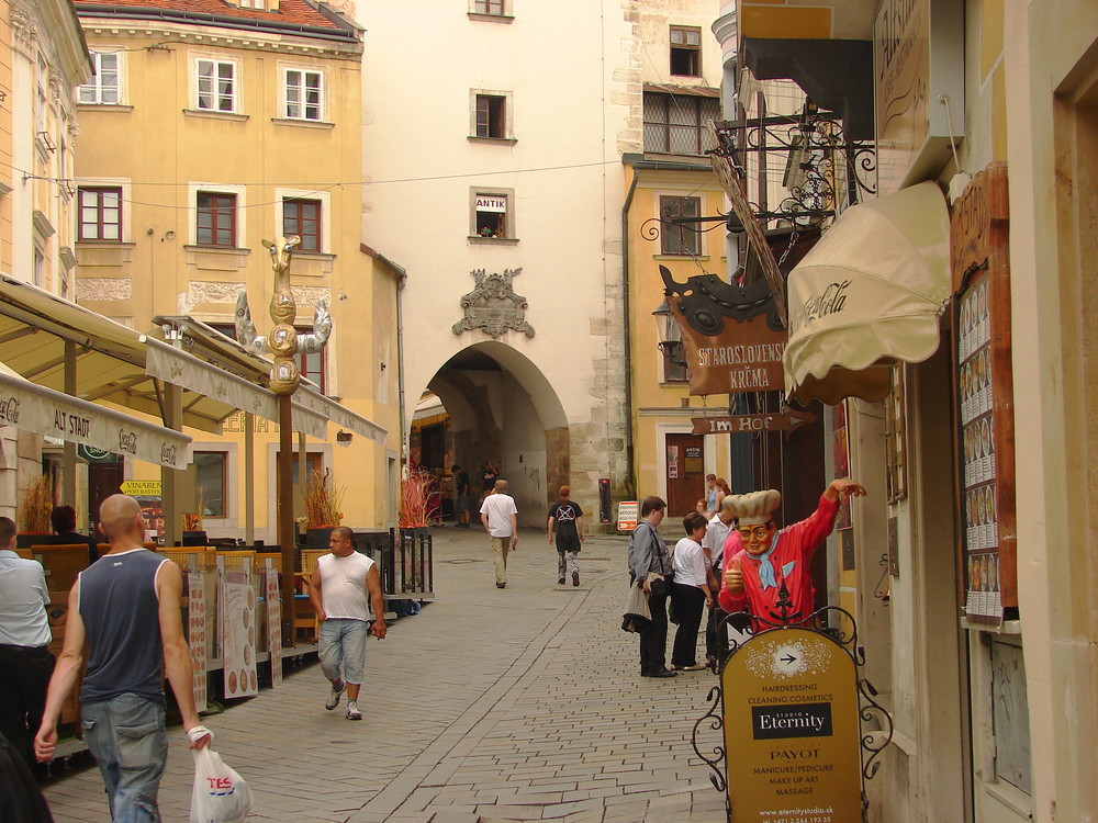 Bratislava - per le vie della cittá vecchia