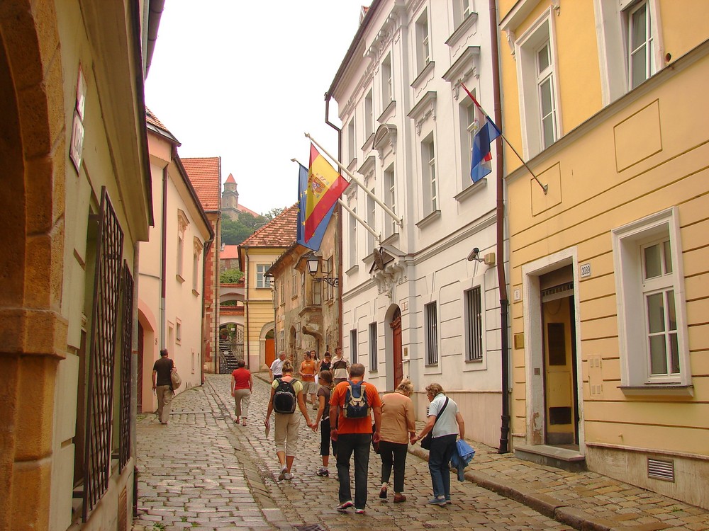 Bratislava - via caratteristica del centro storico