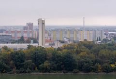 Bratislava - View from Bratislavsky Hrad on Donau River - 03