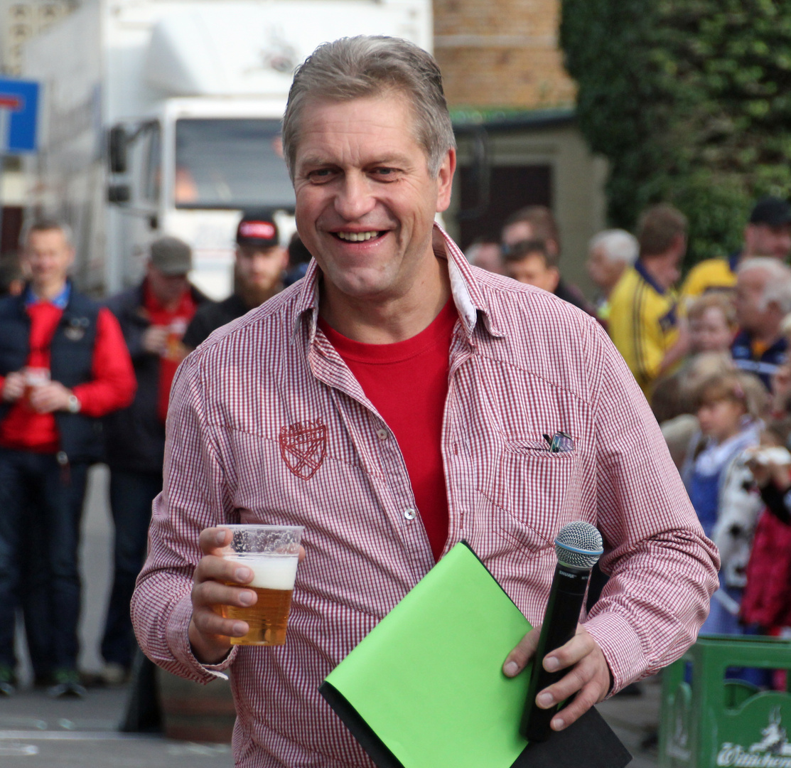 Brauereifest: Der Moderator