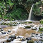 brauner Wasserfall