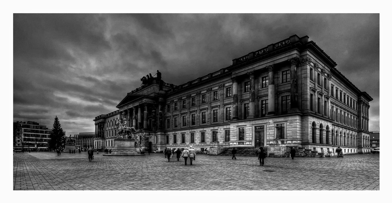 Braunschweig " Braunschweiger Residenzschloss / heute- Schloss-Arkaden "