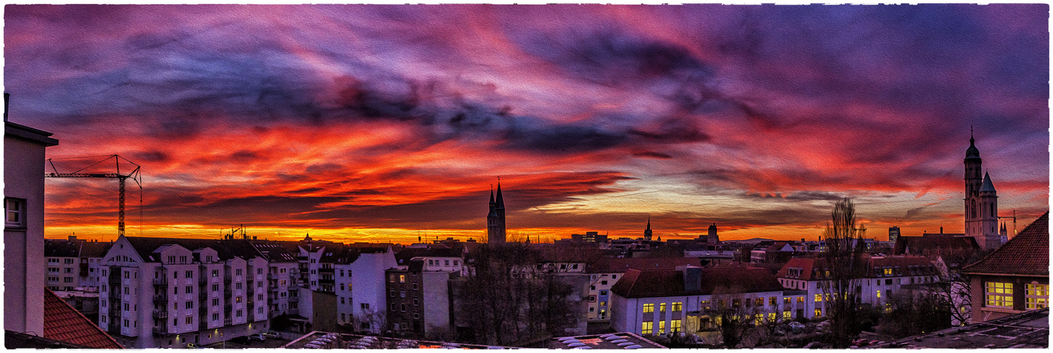 Braunschweig - ein Himmel wie gemalt