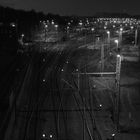 Braunschweig Güterbahnhof bei Nacht SW