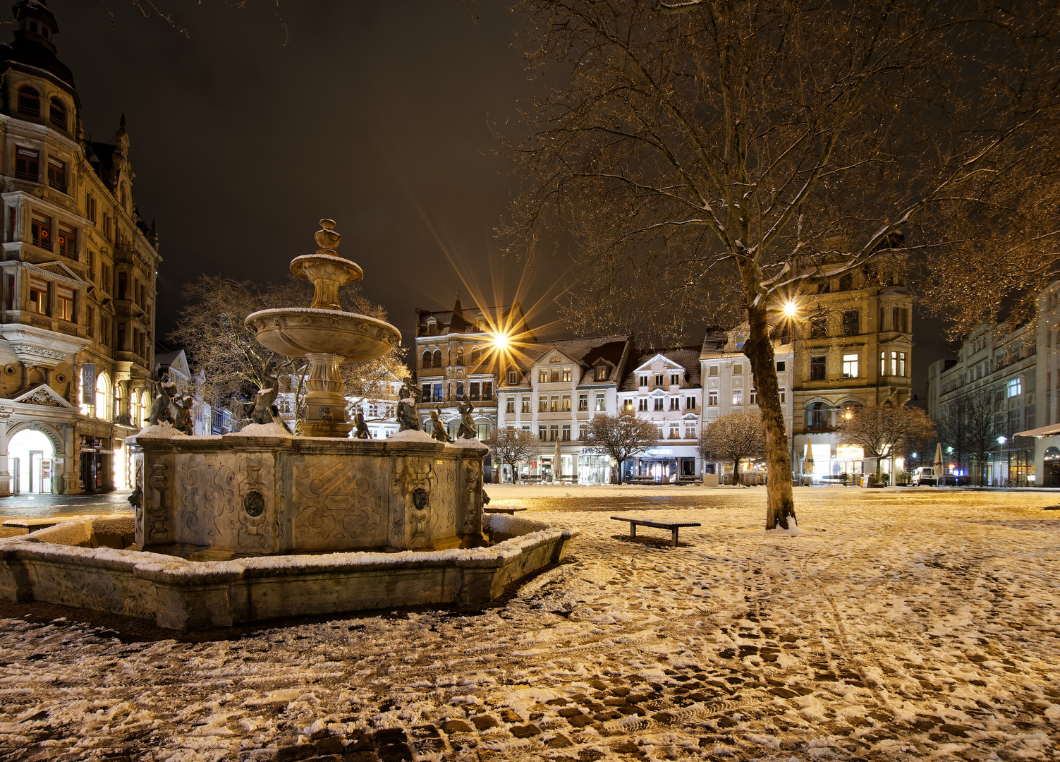 Braunschweig - Kohlmarkt am Abend