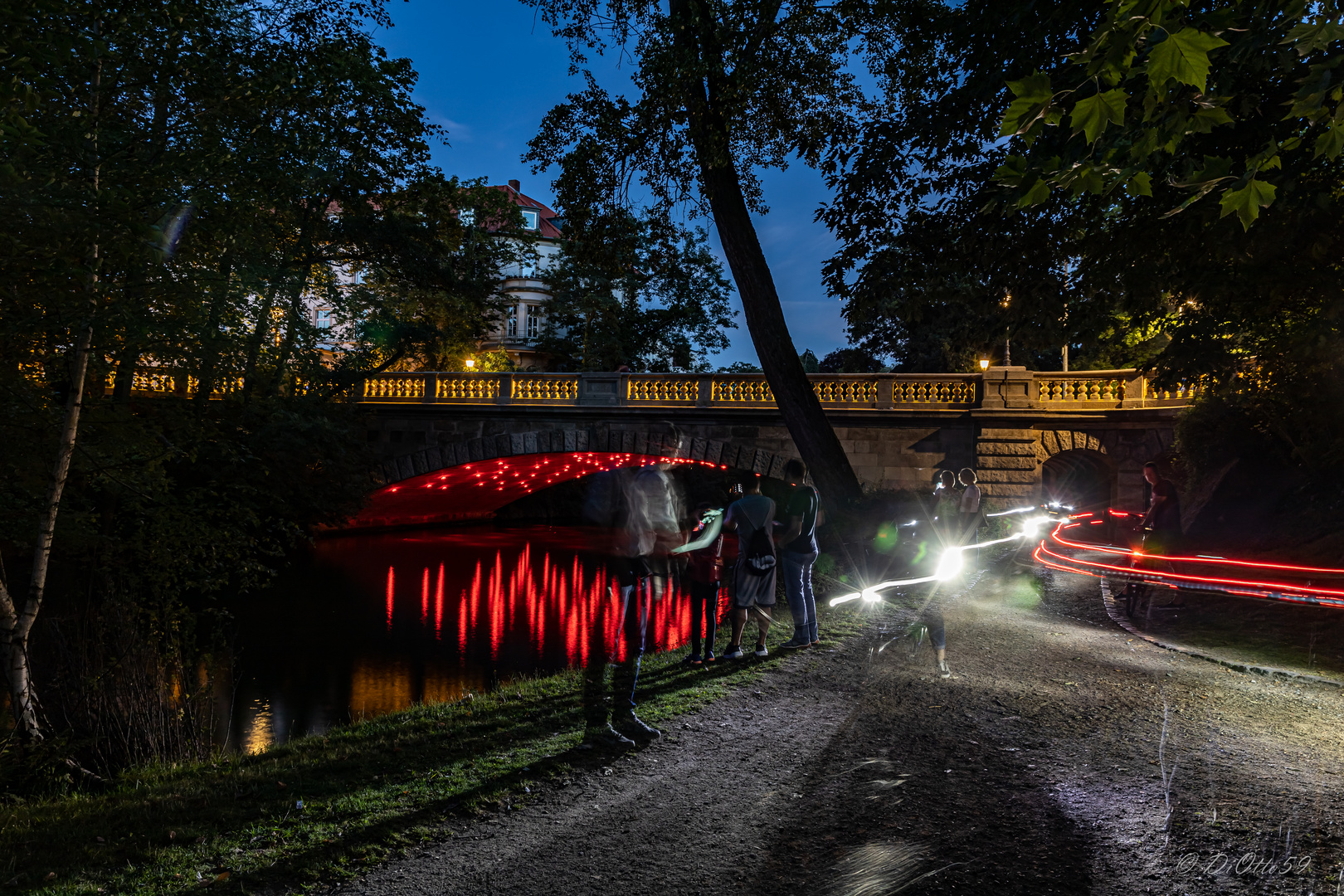 Braunschweiger Lichtparcours 2020 - Evokation in Rot