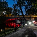 Braunschweiger Lichtparcours 2020 - Evokation in Rot