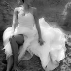 Braut im Sand...