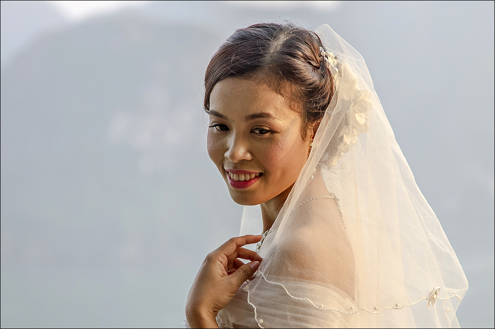 Braut in der Ha Long Bucht