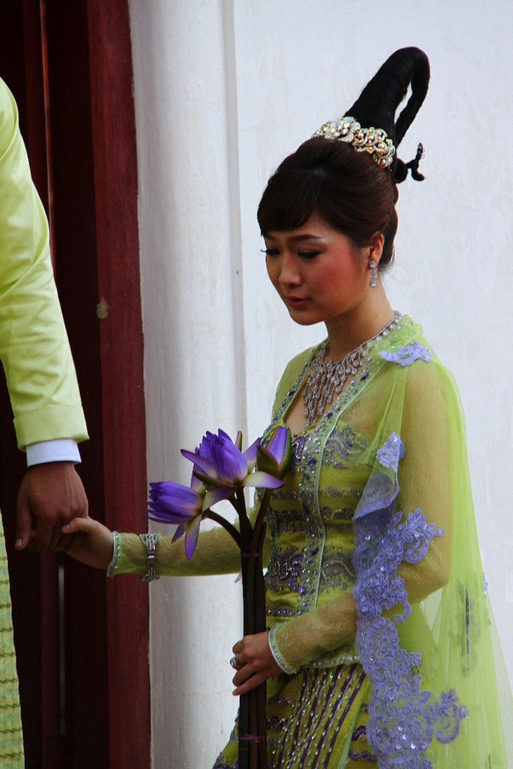 Braut in Myanmar
