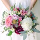 Braut Strauß bunt Bouquet