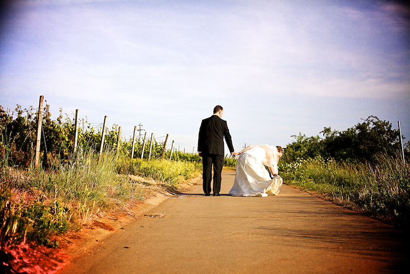 Brautkleid richten