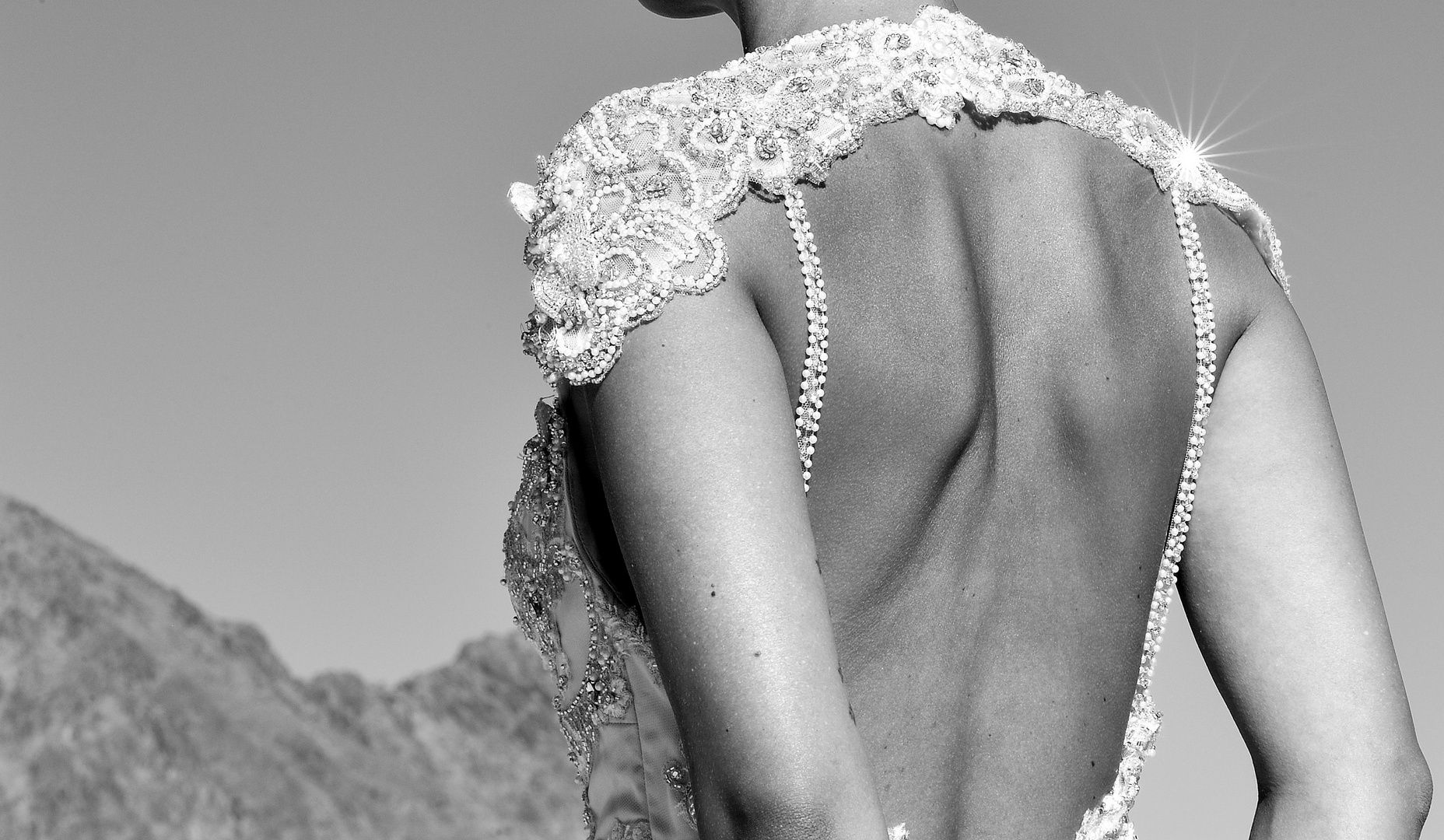 Brautkleidshooting in der Racetrack Playa 2