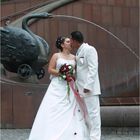 Brautpaar am Schloßbrunnen